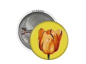 Art In Bloom Yellow Tulip Button | Milwaukee Art Museum Store