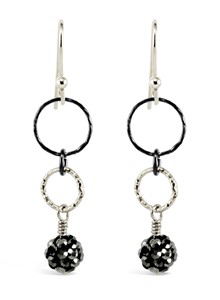 Black & Silver Elegant Earrings | Milwaukee Art Museum Store