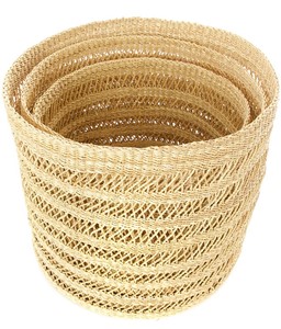 Veta Vera Lace Weave Basket Bins - Set of 3 | Milwaukee Art Museum
