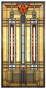 Bradley House Skylight Glass Art Panel - Frank Lloyd Wright | Milwaukee Art Museum Store