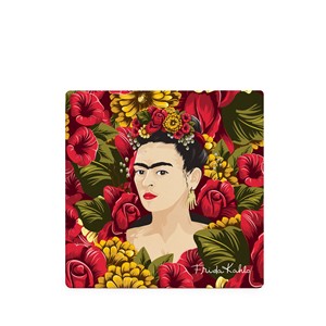 Friday Kahlo in Roses Coasters Set of Four | Milwaukee Art Museum