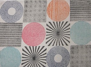 Stitched Circles and Square Placemat | Milwaukee Art Museum Store