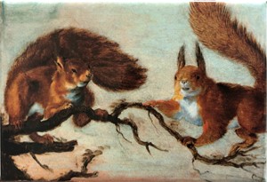 Two Squirrels Magnet | Milwaukee Art Museum