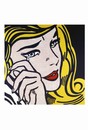 Roy Lichtenstein: Crying Girl Postcard