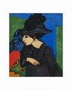Dodo with a Feather Hat by Ernst Ludwig Kirchner Gicl&#233;e Print