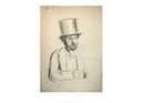 Self-Portrait in a Top Hat by Edgar Degas