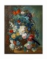 Flowers in Terra-cotta Vase by Jan van Os Postcard