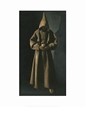 Saint Francis of Assisi in His Tomb by Francisco De Zurbarin Magnet