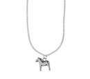 Dala Horse Silver Necklace