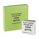 Keep Going Pewter Paperweight