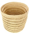 Veta Vera Lace Weave Basket Bins - Set of 3