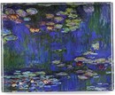 Monet Water Lilies Glass Paperweight