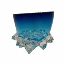 Aqua Thorn Vessel - Hand Blown Glass Art