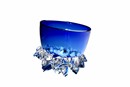 Cobalt Blue Thorn Vessel - Handblown Glass Art
