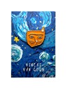 Vin Cat Van Gogh Cat Artist Pin