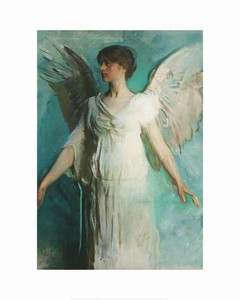 <i>An Angel</i> by Abbott Handerson Thayer