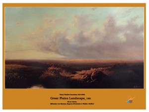 Poster- Great Plains Landscape | Milwaukee Art Museum Store