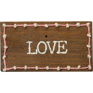 Love Stitched Block Magnet | Milwaukee Art Museum Store