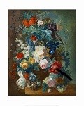 <i>Flowers in Terra-cotta Vase</i> by Jan van Os Postcard