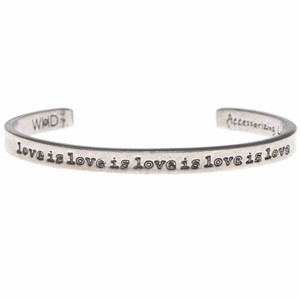 Quotable Cuff - Love is Love | Milwaukee Art Museum Store