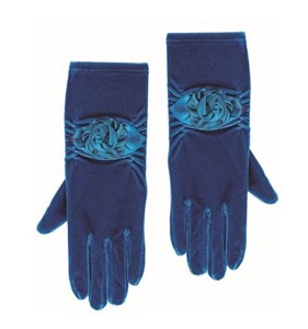 Teal Gloves with Flower | Milwaukee Art Museum Store