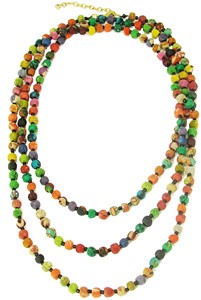 Kantha Beaded Long Necklace | Milwaukee Art Museum Store
