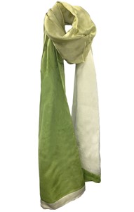 Lime Ombre Wrap Scarf | Milwaukee Art Museum Store