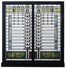 Martin House Casement Glass Art Panel - Frank Lloyd Wright  | Milwaukee Art Museum Store