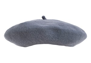 Grey Wool Beret Hat | Milwaukee Art Museum Store