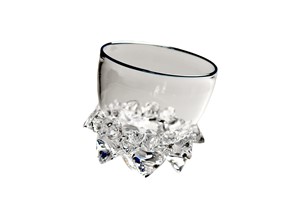 Crystal Clear Thorn Vessel - Handblown Art Glass | Milwaukee Art Museum