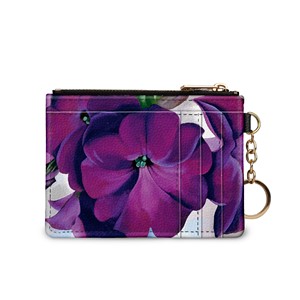 O'Keeffe's Petunia Leather Key Chain Wallet