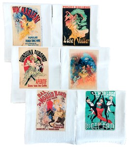 French Posters Tea Towels