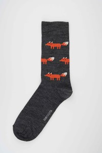 Gray Fox Socks | Milwaukee Art Museum