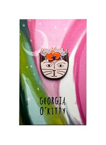 Georgia O'Kitty Cat Artist Pin | Milwaukee Art Museum