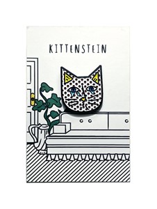 Kittenstein Cat Artist Pin | Milwaukee Art Museum