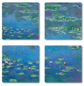Monet Water Lilies Coaster Set | Milwaukee Art Museum