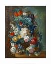Flowers in Terra-cotta Vase by Jan van Os Gicl&#233;e Print