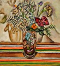 Still Life with Flowers, 1918, by Joan Miró Giclee Print