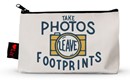 Take Photos, Leave Footprints Cotton Pouch