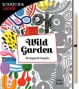 Scratch & Create: Wild Garden : 20 original art postcards