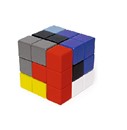 Blok Cube 3D Wooden Puzzle