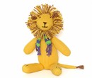 Knit Lion Stuffed Lovey