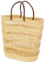 Veta Vera Lace Weave Shopper with Leather Handles