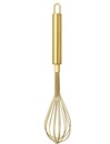 Stainless Steel Whisk in Gold Finish
