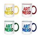 Art Nerd Mug with Colored Rim and Handle - Web Only Exclusive