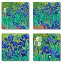 Van Gogh Irises Coaster Set