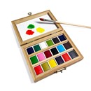Watercolor Set with Bamboo Case